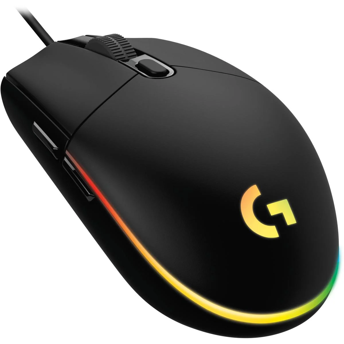 Logitech G102 Wired RGB Gaming Mouse with 8000 DPI and 6 Programmable Buttons - Black