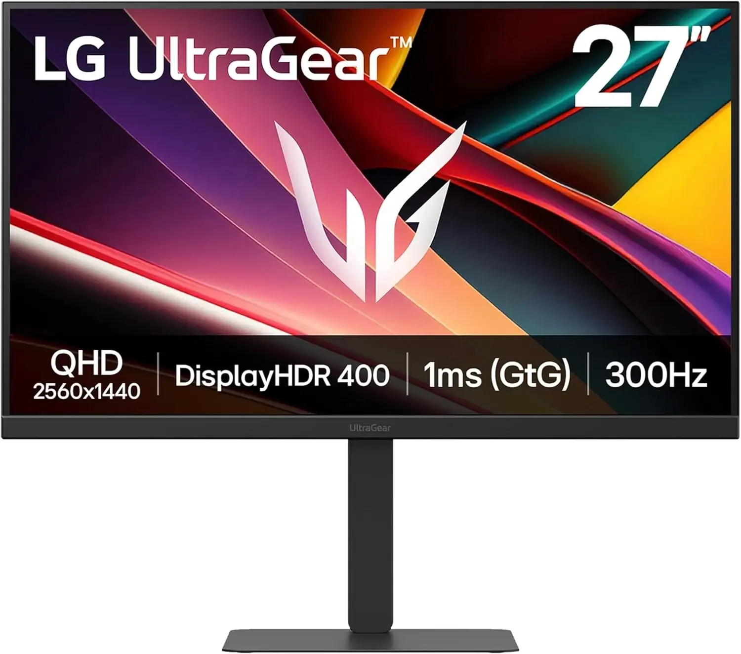 LG UltraGear 27G640A-B 27-inch QHD IPS 300Hz Gaming Monitor