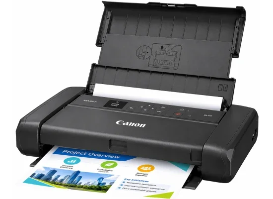 Canon MAXIFY BX110 Portable A4 Colour Inkjet Printer, 330-Page Battery, Borderless Photos, Wireless AirPrint & Mopria - Thumbnail 9
