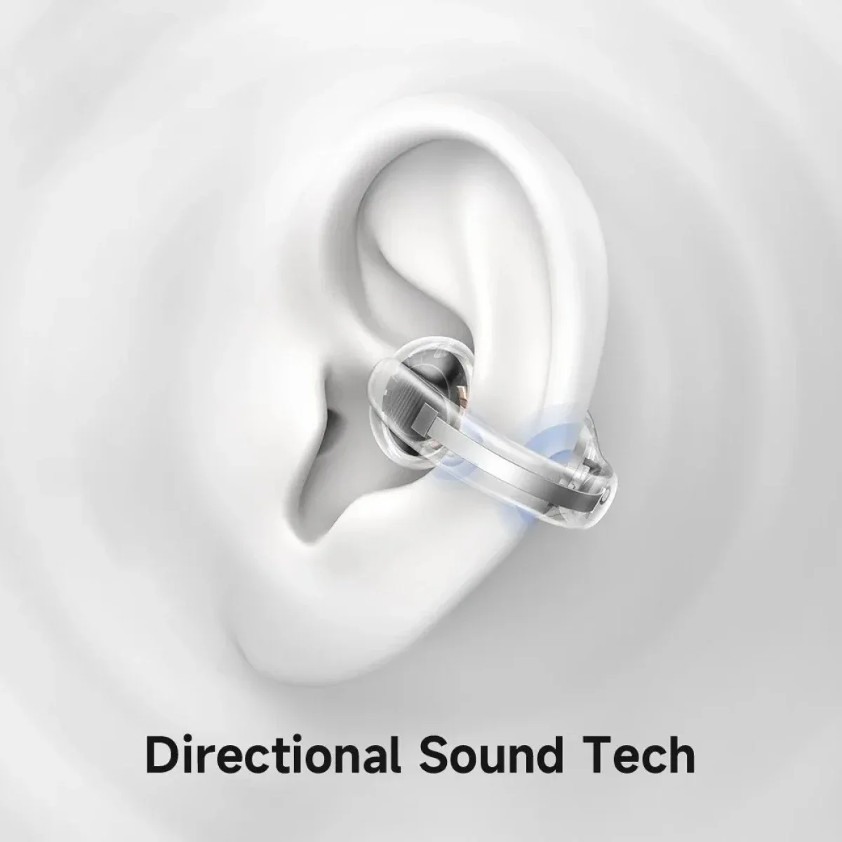 Mcdodo HP-8160 Air O3 Open-Ear Clip-On Earbuds Bluetooth 5.4 Black - Thumbnail 4