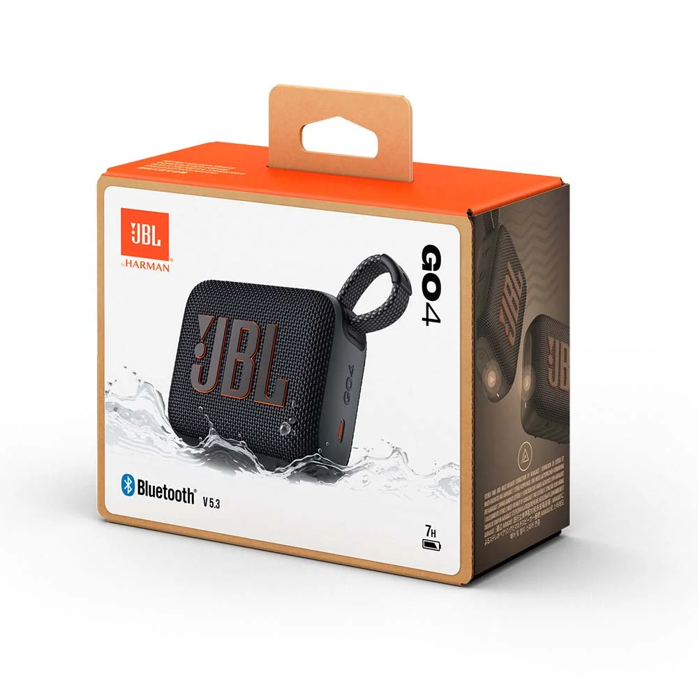 JBL Go 4 Ultra-Portable Waterproof & Dustproof Bluetooth Speaker, Black [JBLGO4BLK] - Thumbnail 7