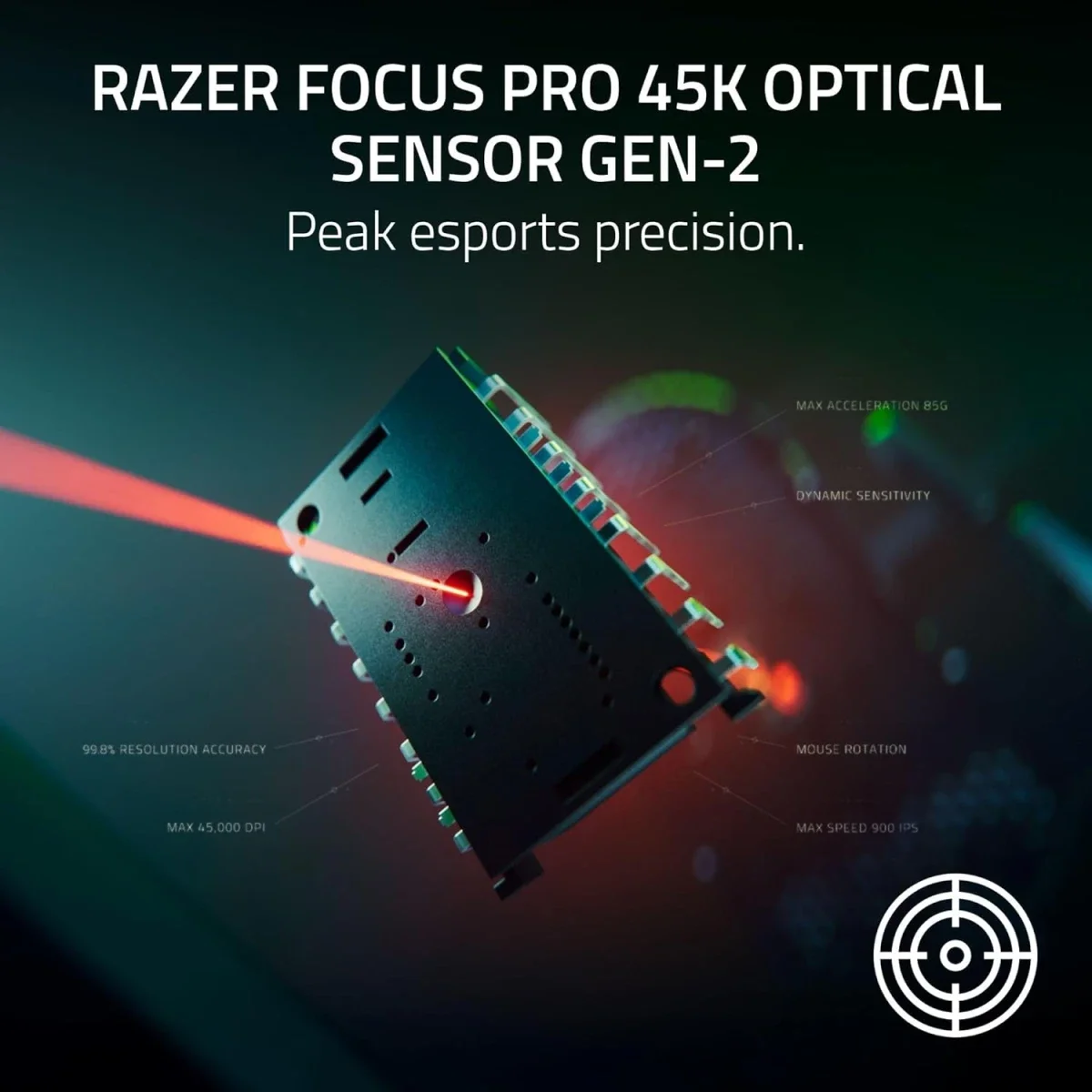 Razer DeathAdder V4 Pro Wireless Gaming Mouse, 56g, HyperSpeed Wireless Gen-2, Focus Pro 45K Gen-2 Sensor, Gen-4 Optical Switches, Optical Scroll Wheel, Up to 150 Hr Battery - Image 5