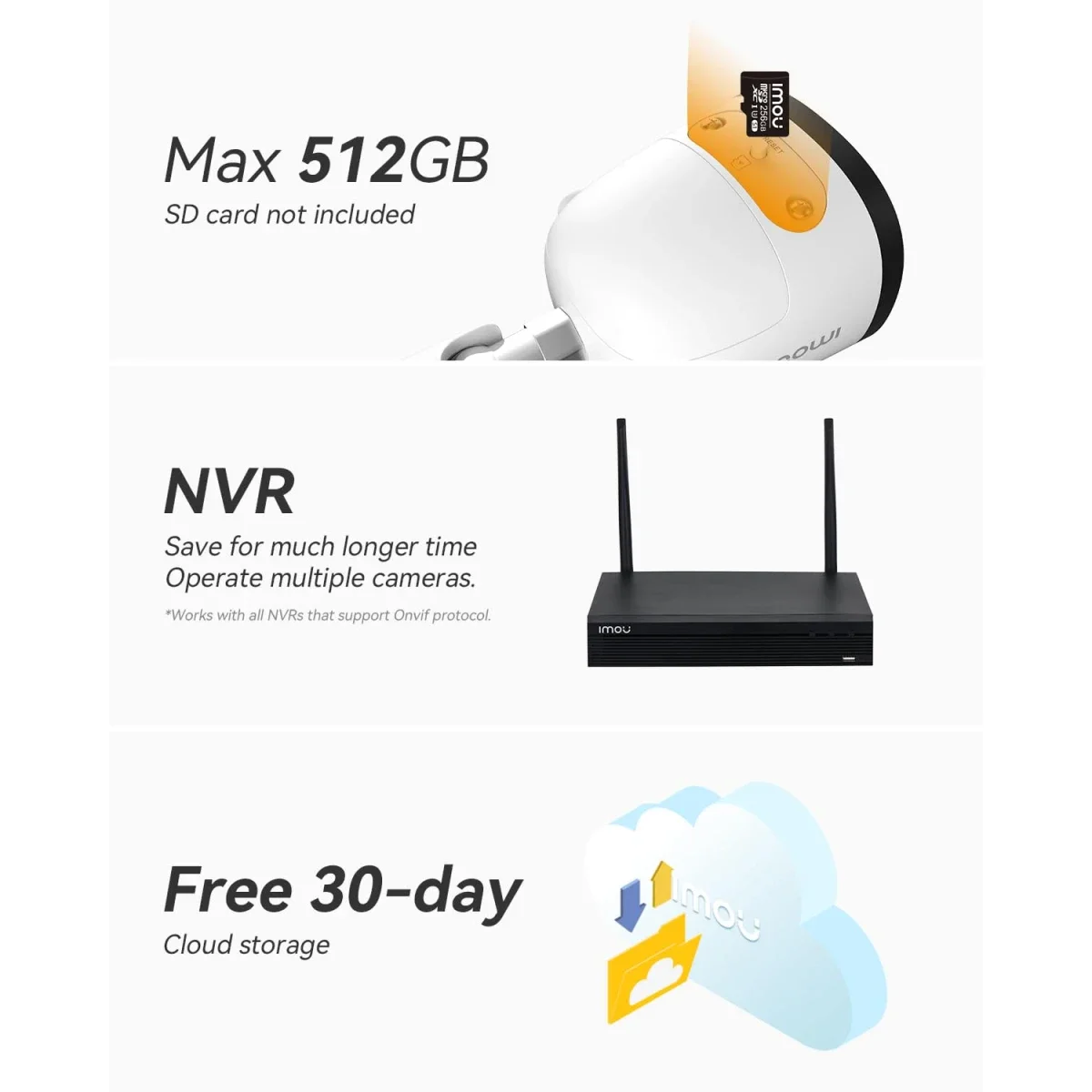 IMOU Bullet 2E Pro 5MP Wi-Fi Outdoor Security Camera 3.6mm - Thumbnail 5