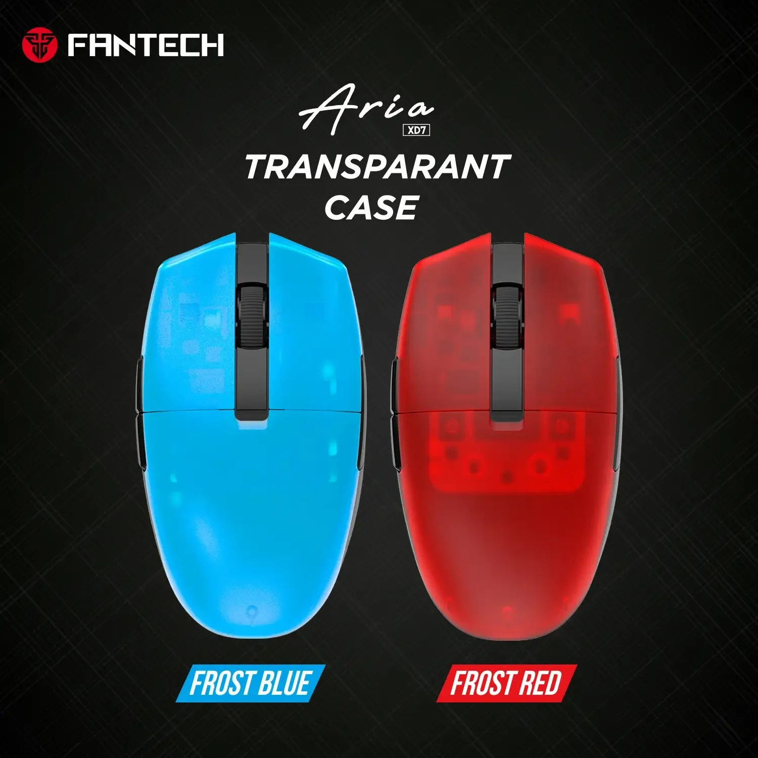 Fantech MT01 Frost Top Shell for Aria XD7 Gaming Mouse - Image 1