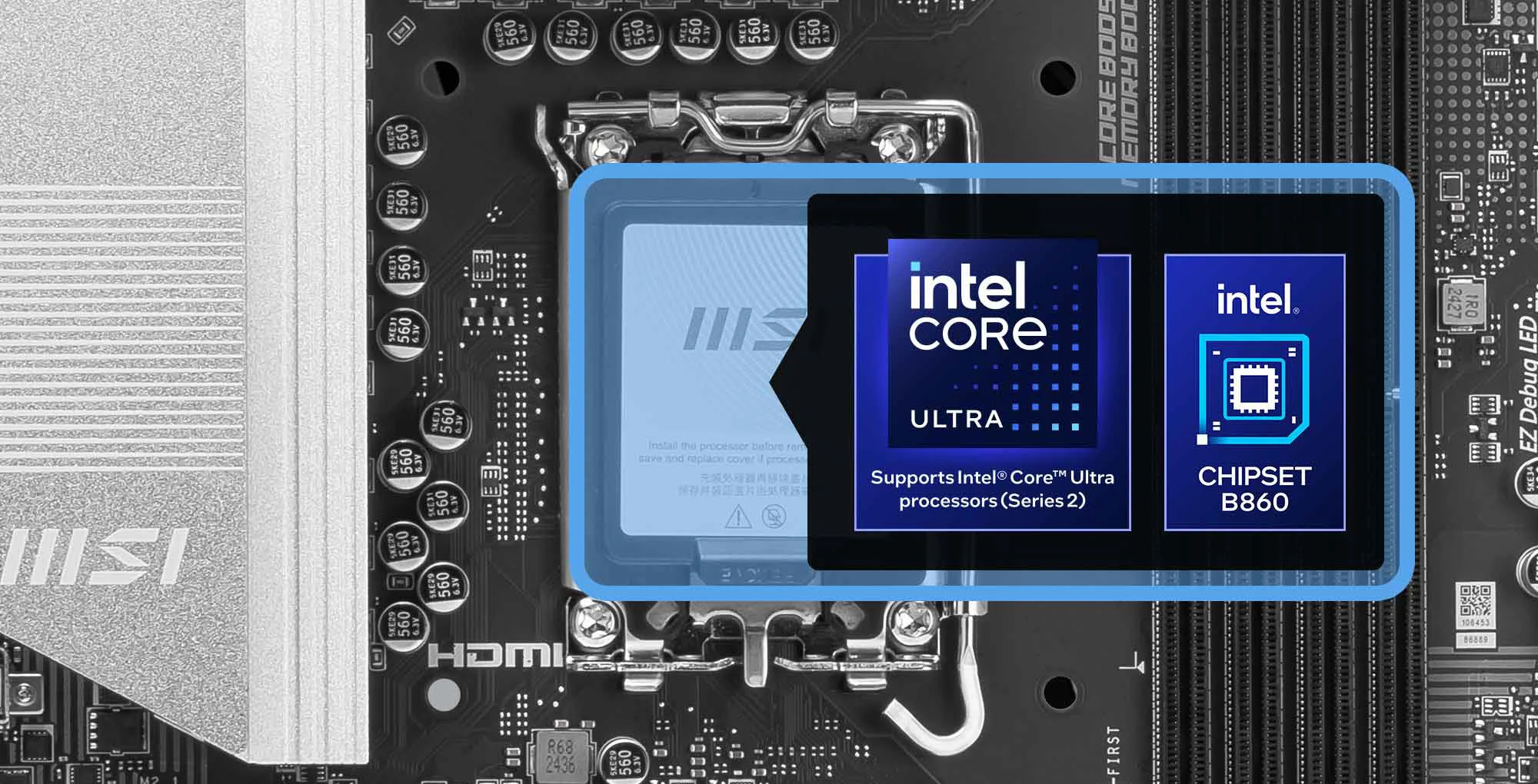 لوحة أم MSI PRO B860-P DDR5 ATX بمقبس LGA 1851 وشريحة Intel B860 و3 منافذ M.2 وPCIe 5.0 - Image 6