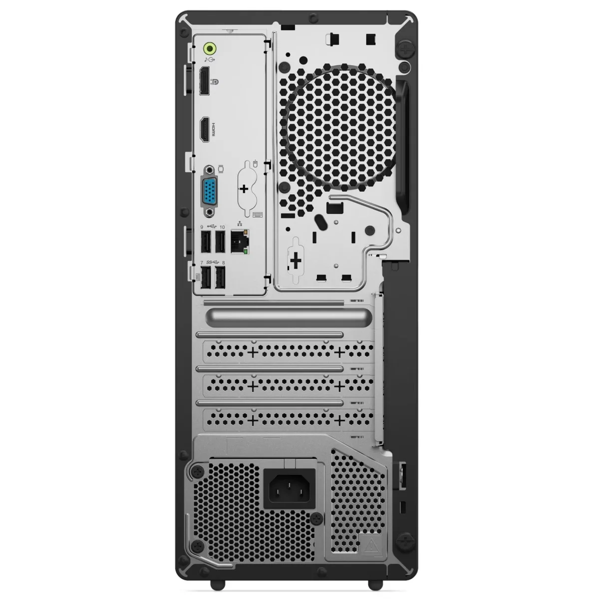 كمبيوتر مكتبي Lenovo ThinkCentre Neo 50t Gen 5 تاور (13BD001QEQ)، Intel Core Ultra 7 265، رام 16GB DDR5، SSD NVMe 512GB، Wi-Fi 6، أسود، كفالة 3 سنوات - Thumbnail 5