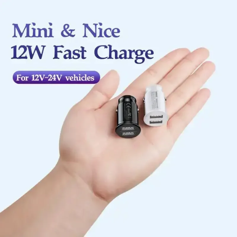Remax RCC239 2.4A Dual USB Car Charger - White - Thumbnail 2
