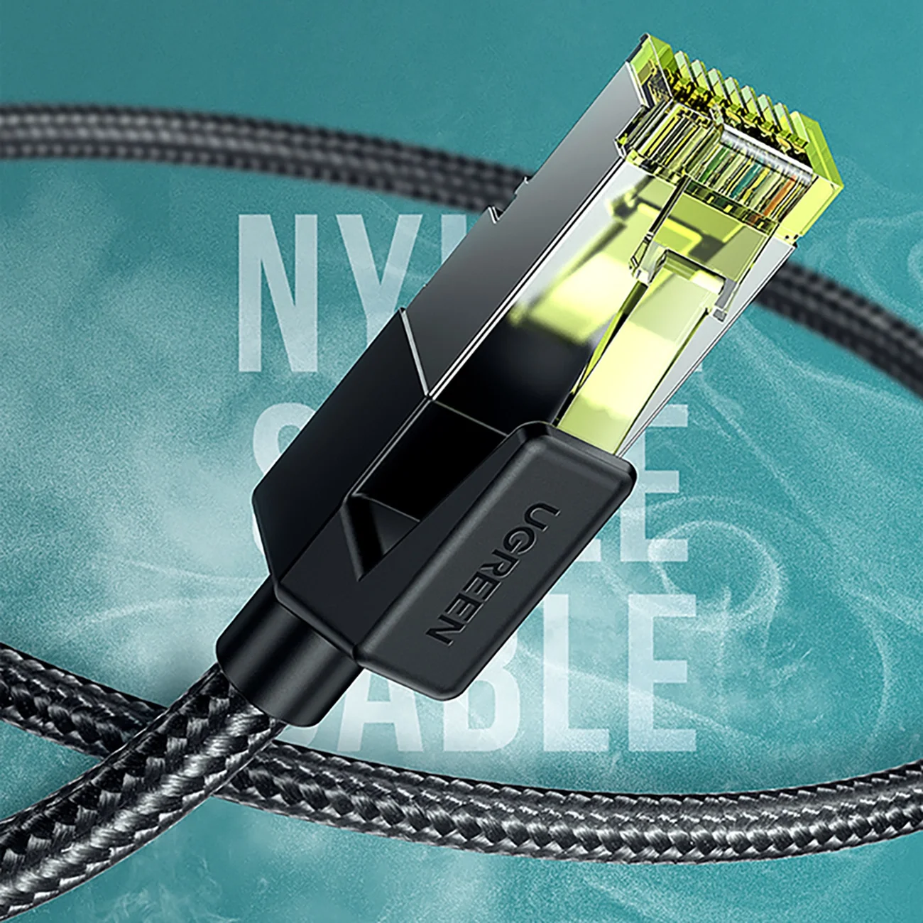 Ugreen 80420 CAT7 Ethernet Cable with Braided Modular Plugs 0.5M - Image 3